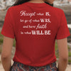 Accept What Is Unisex V-Neck Tee
