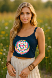 You Are Loved Retro Women's Spaghetti Strap Tank Top - My Faith My Father