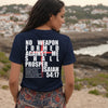 Isaiah 54:17 No Weapon Formed Against Me Unisex V-Neck T-Shirt
