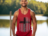 Flag With Cross Unisex True-to-Size Tank Top