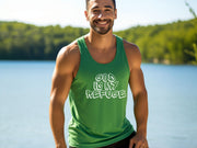 God Is My Refuge Unisex Jersey Tank - My Faith My Father