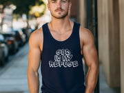 God Is My Refuge Unisex Jersey Tank - My Faith My Father