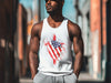 Flag Wrapped Cross – True-to-Size Unisex Tank Top