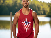 Flag Wrapped Cross – True-to-Size Unisex Tank Top - My Faith My Father