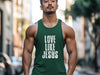 Love Like Jesus True - to -Size Unisex Tank Top