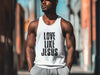 Love Like Jesus True - to -Size Unisex Tank Top