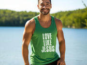Love Like Jesus True - to -Size Unisex Tank Top - My Faith My Father