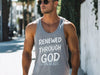 Renewed Through God – Unisex True-to-Size Christian Tank Top