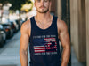 I Stand for the Flag, I Kneel for the Cross Unisex True-to-Size Tank Top
