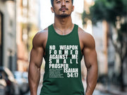 Isaiah 54:17 Unisex True-to-Size Tank Top - My Faith My Father