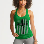 Flag With Cross Unisex True-to-Size Tank Top - My Faith My Father