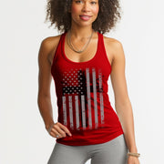 Flag With Cross Unisex True-to-Size Tank Top - My Faith My Father