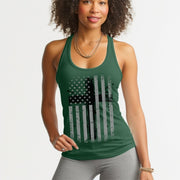 Flag With Cross Unisex True-to-Size Tank Top - My Faith My Father
