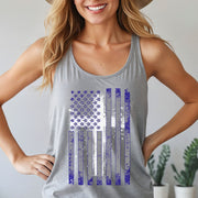 Flag With Cross Unisex True-to-Size Tank Top - My Faith My Father