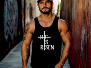 He is Risen Unisex True-to-Size Tank Top - My Faith My Father
