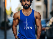 He is Risen Unisex True-to-Size Tank Top - My Faith My Father