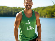 He is Risen Unisex True-to-Size Tank Top - My Faith My Father