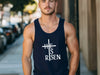 He is Risen Unisex True-to-Size Tank Top