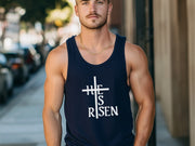 He is Risen Unisex True-to-Size Tank Top - My Faith My Father