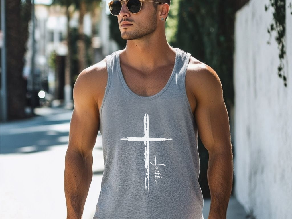 Cross with Faith Unisex True-to-Size Tank Top