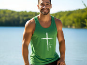 Cross with Faith Unisex True-to-Size Tank Top - My Faith My Father