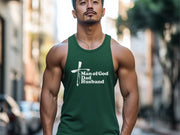 Man of God, Dad, Husband Unisex True-to-Size Tank Top - My Faith My Father