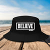 Believe In Christ Bucket Hat, Inspiring Fashion Accessory, Perfect Gift for Summer, Festivals, and Outdoor Adventures, Believe - My Faith My Father