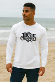 Jesus Unisex Relaxed Fit Long Sleeve T-Shirt - My Faith My Father
