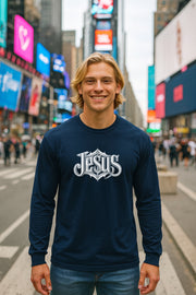 Jesus Unisex Relaxed Fit Long Sleeve T-Shirt - My Faith My Father