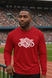 Jesus Unisex Relaxed Fit Long Sleeve T-Shirt - My Faith My Father