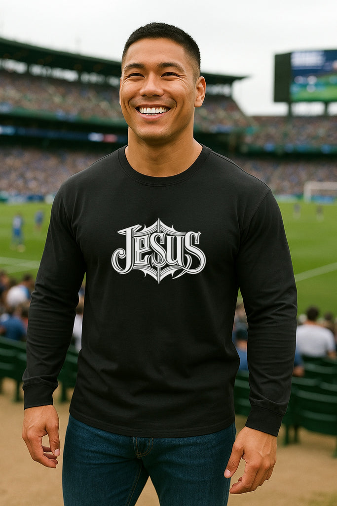 Jesus Unisex Relaxed Fit Long Sleeve T-Shirt - My Faith My Father