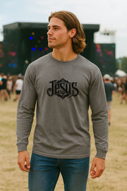 Jesus Unisex Relaxed Fit Long Sleeve T-Shirt - My Faith My Father
