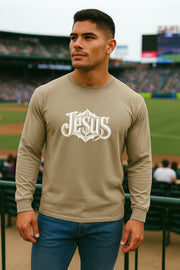 Jesus Unisex Relaxed Fit Long Sleeve T-Shirt - My Faith My Father