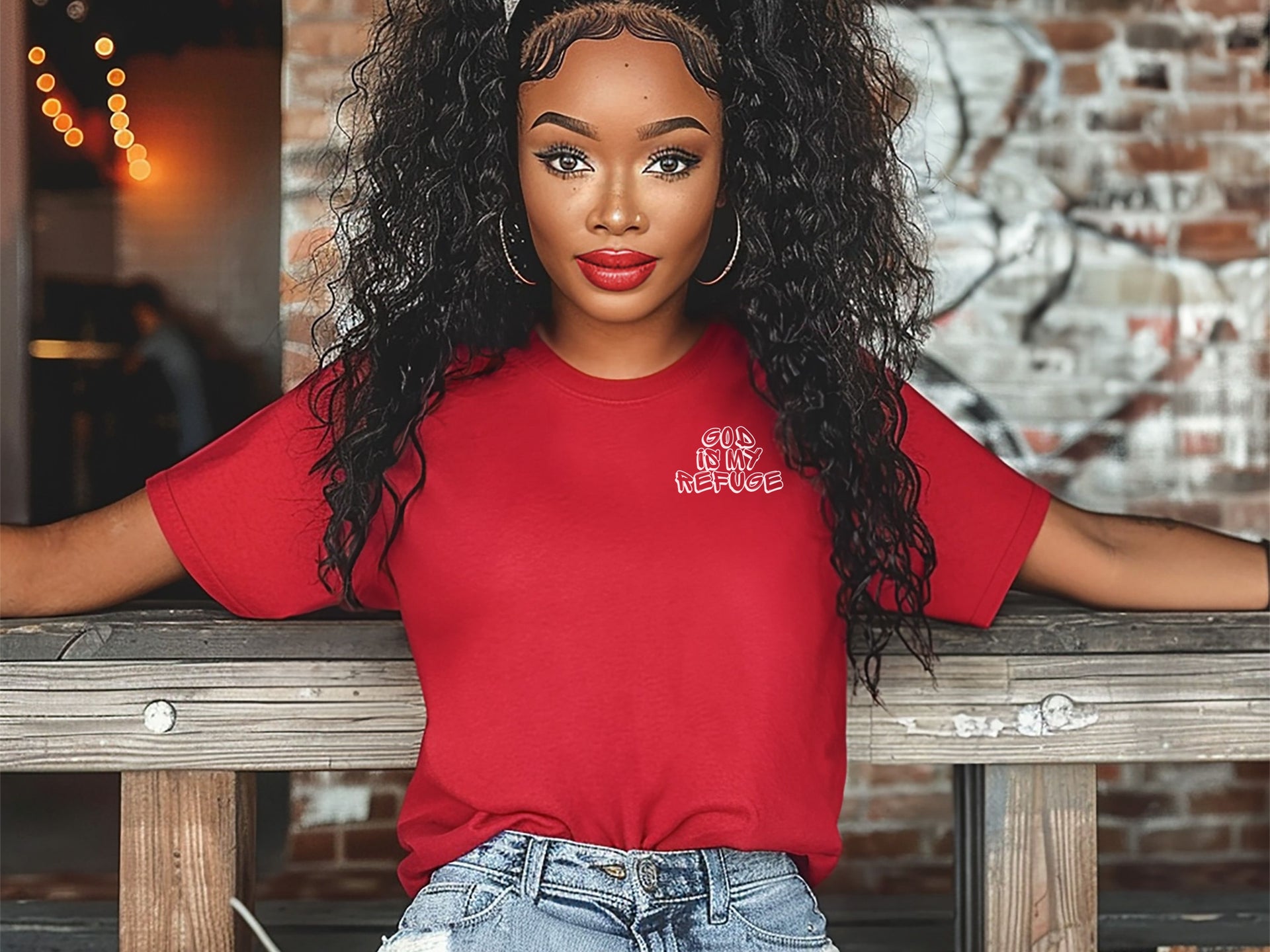 God is My Refuge Unisex Relaxed Fit T-Shirt - My Faith My Father