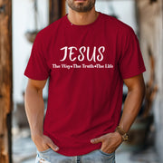 Jesus The Way, The Truth, The Life Unisex Relaxed Fit T-Shirt - My Faith My Father