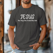 Jesus The Way, The Truth, The Life Unisex Relaxed Fit T-Shirt - My Faith My Father