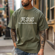 Jesus The Way, The Truth, The Life Unisex Relaxed Fit T-Shirt - My Faith My Father