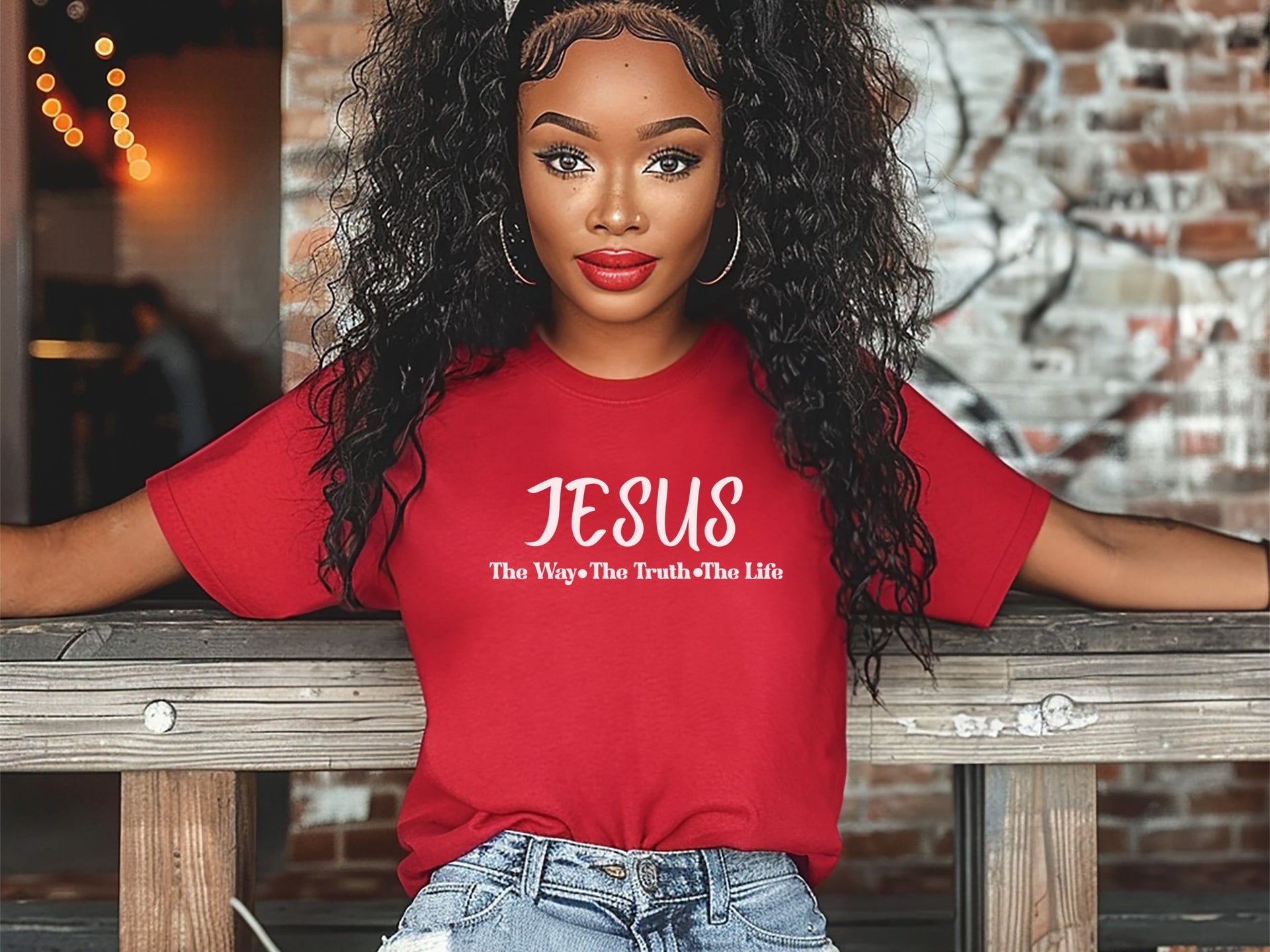 Jesus The Way, The Truth, The Life Unisex Relaxed Fit T-Shirt - My Faith My Father