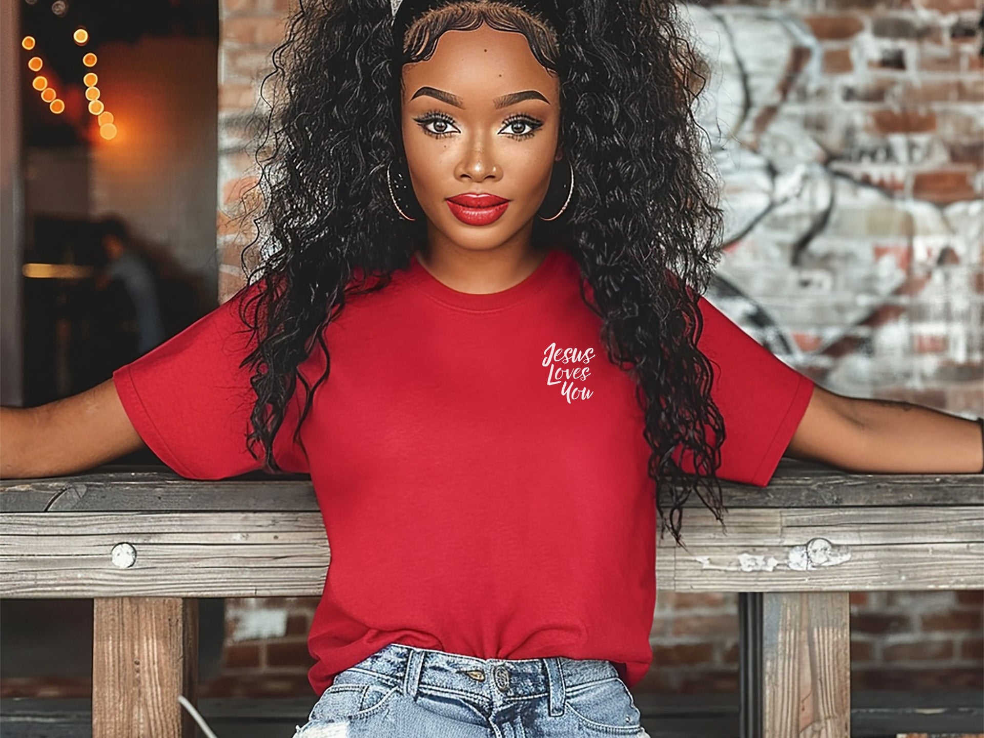 Jesus Loves You Unisex Relaxed Fit T-Shirt - My Faith My Father