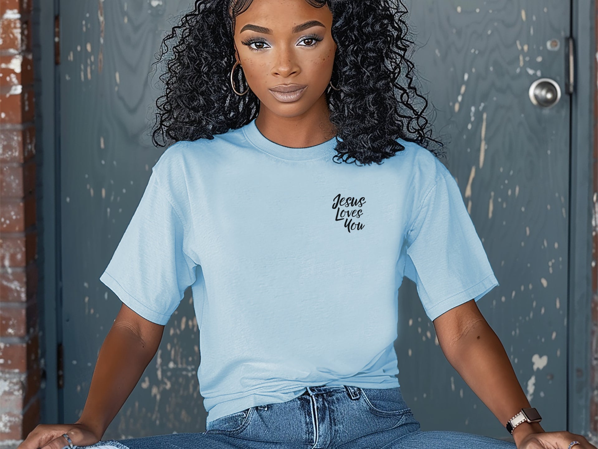 Jesus Loves You Unisex Relaxed Fit T-Shirt - My Faith My Father