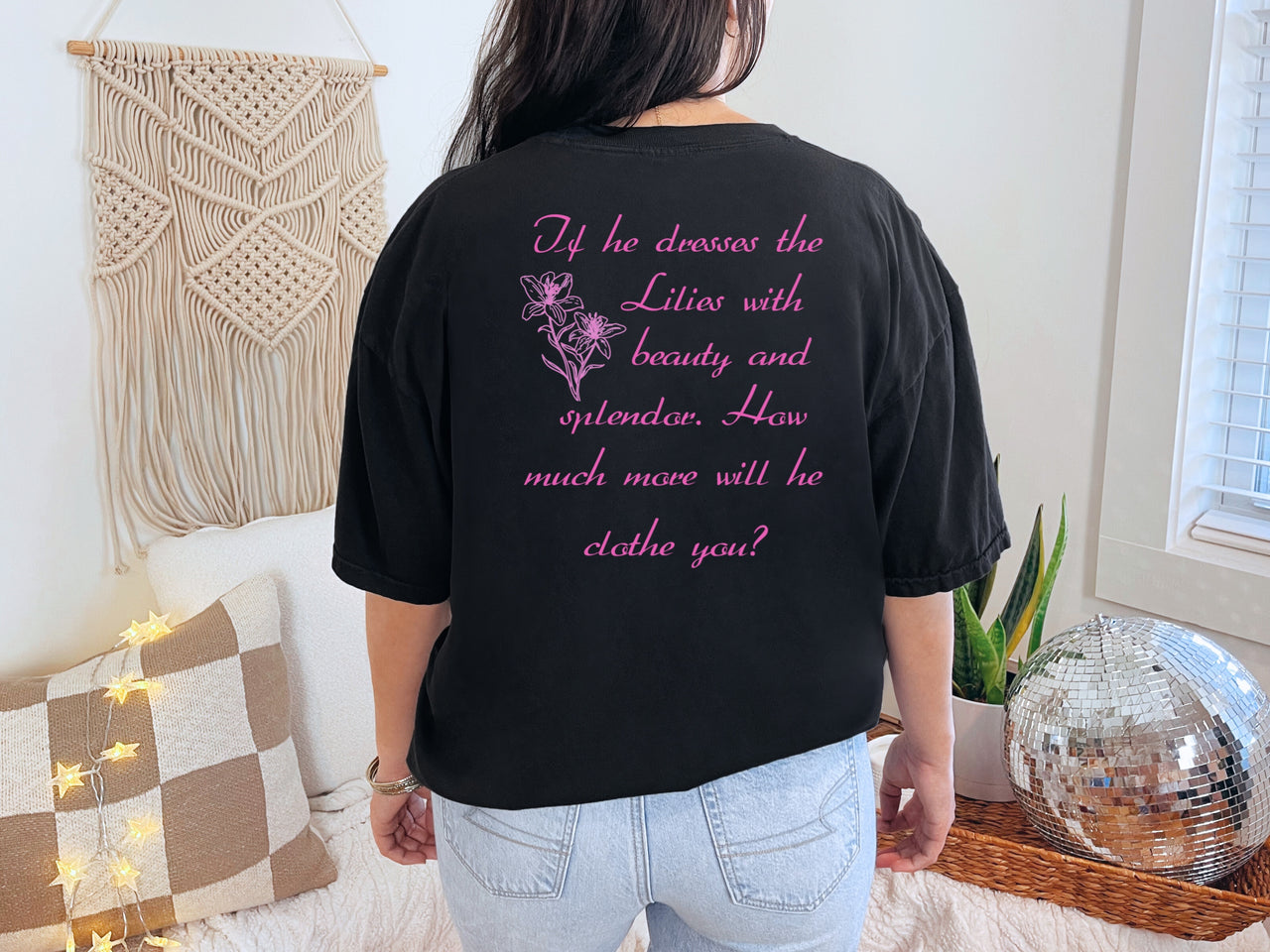 Lilies Unisex Relaxed Fit T-Shirt - My Faith My Father