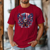 Eagle with Flag Unisex Relax Fit T-Shirt