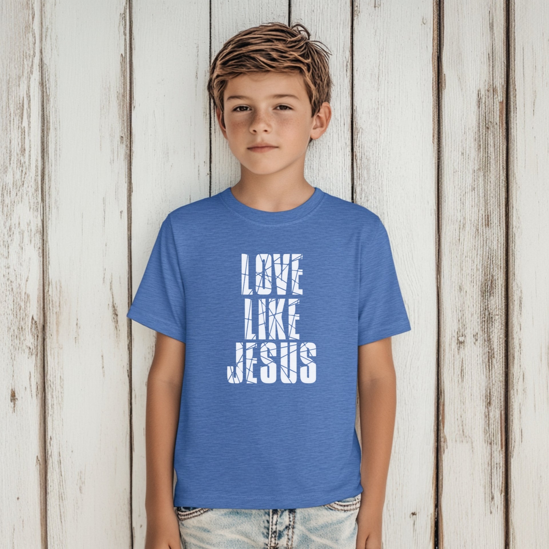 Love Like Jesus Unisex Youth T-Shirt - My Faith My Father