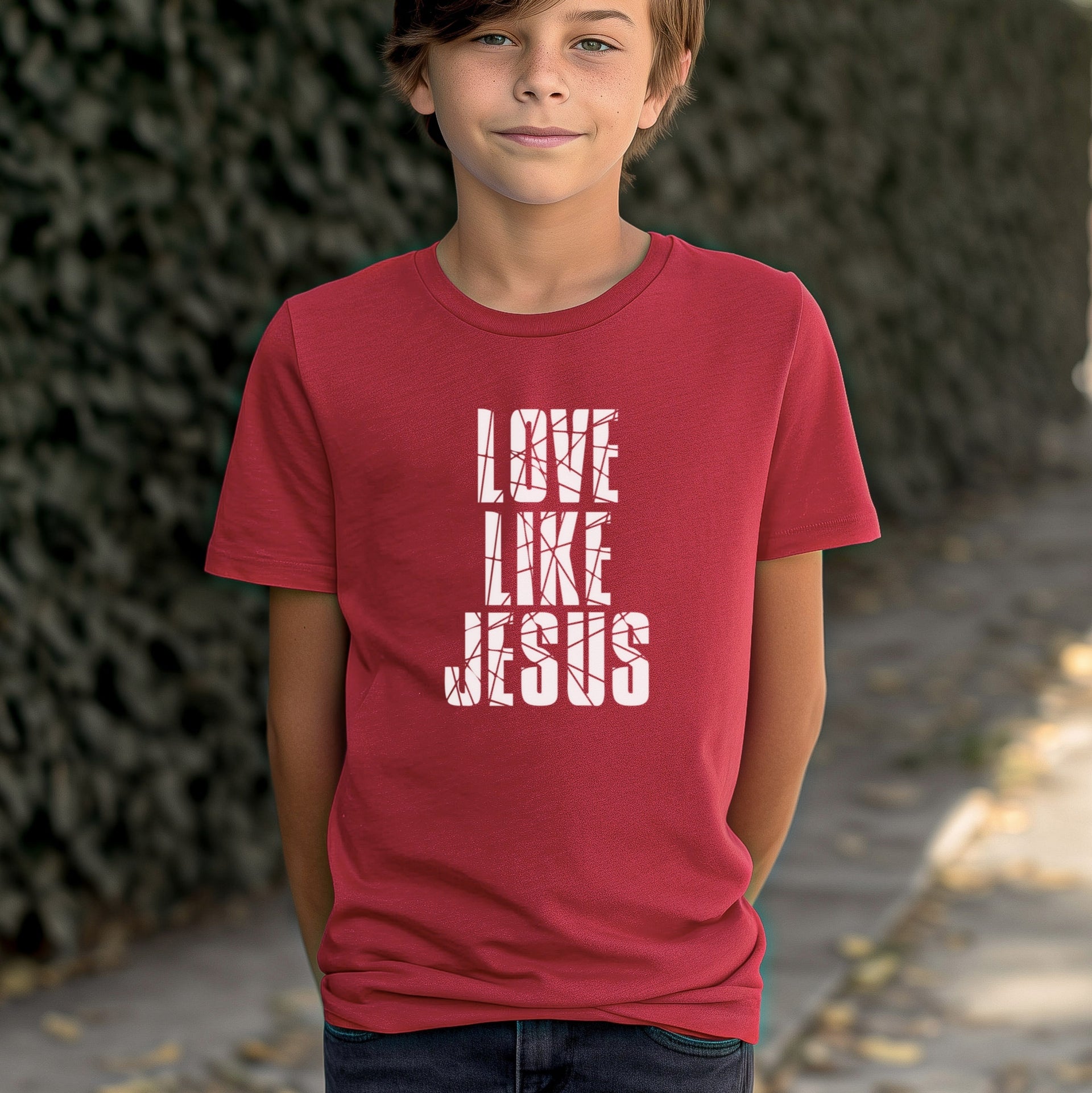 Love Like Jesus Unisex Youth T-Shirt - My Faith My Father