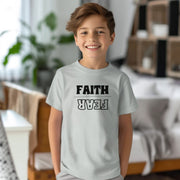 Faith Over Fear Unisex Youth T-Shirt - My Faith My Father
