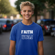 Faith Over Fear Unisex Youth T-Shirt - My Faith My Father