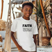 Faith Over Fear Unisex Youth T-Shirt - My Faith My Father