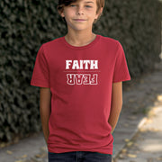 Faith Over Fear Unisex Youth T-Shirt - My Faith My Father