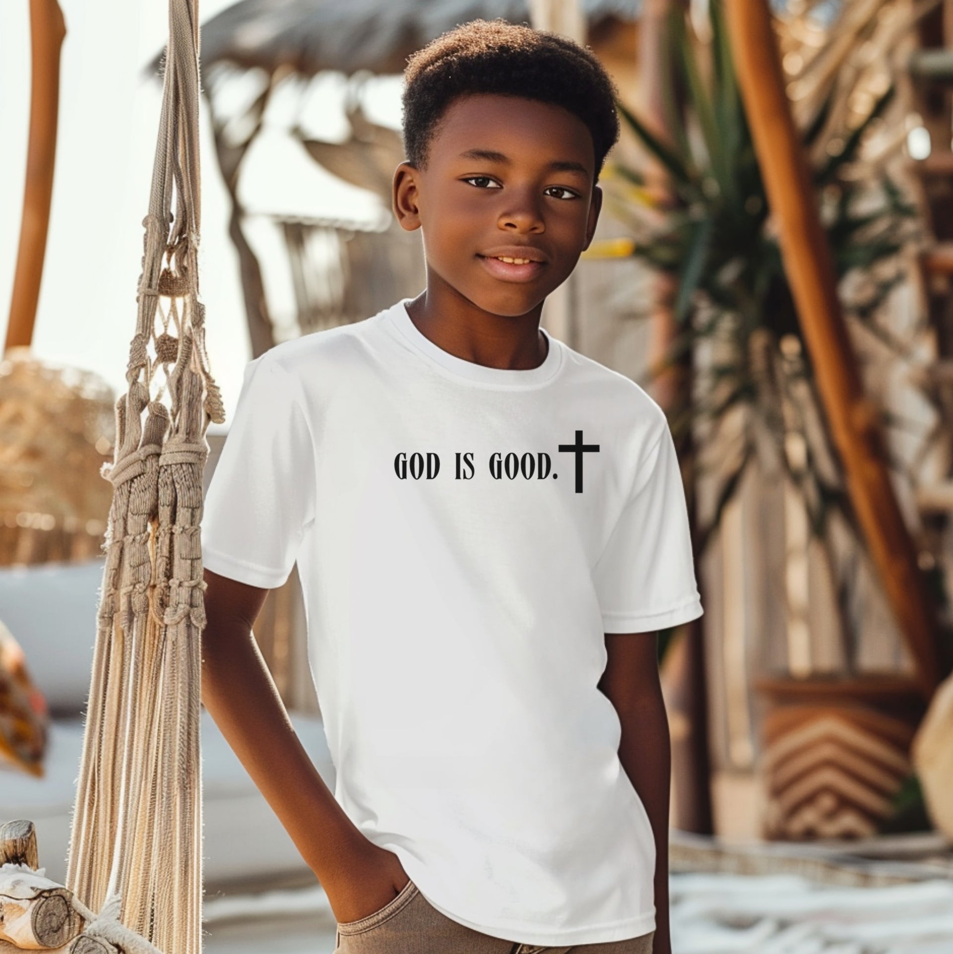 God is Good Unisex Youth T-Shirt. - My Faith My Father