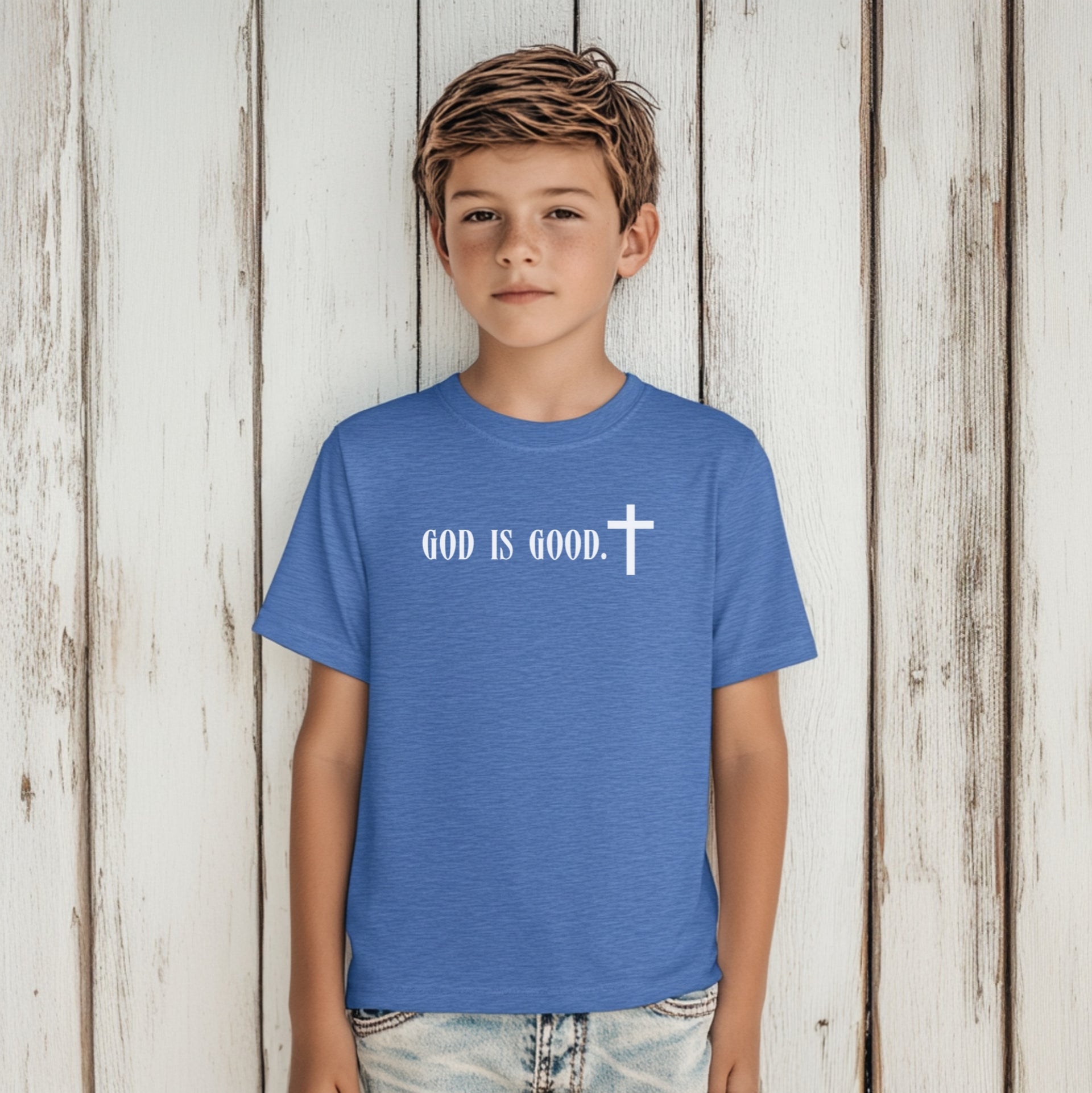 God is Good Unisex Youth T-Shirt. - My Faith My Father